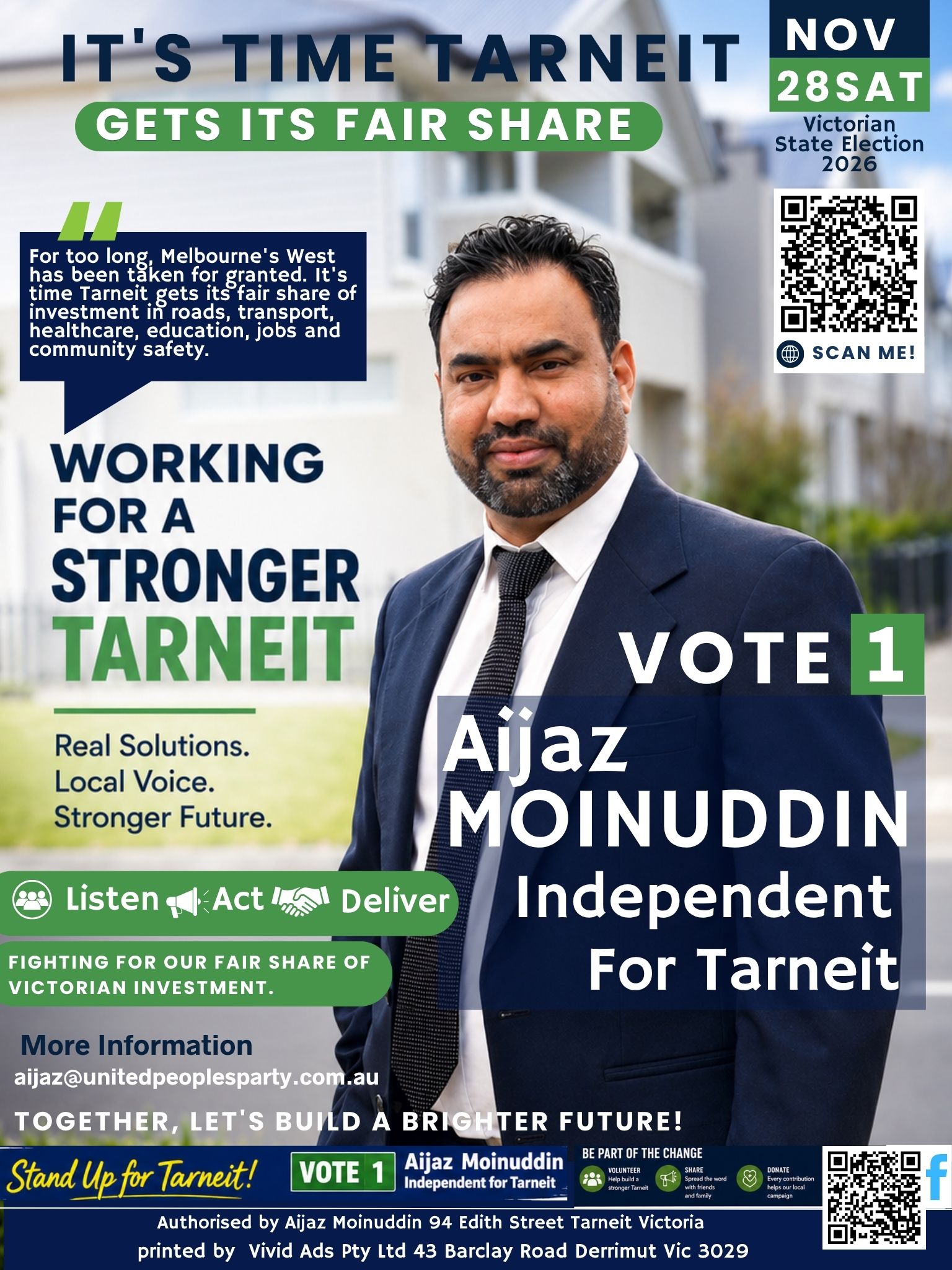 Aijaz Moinuddin for Tarneit